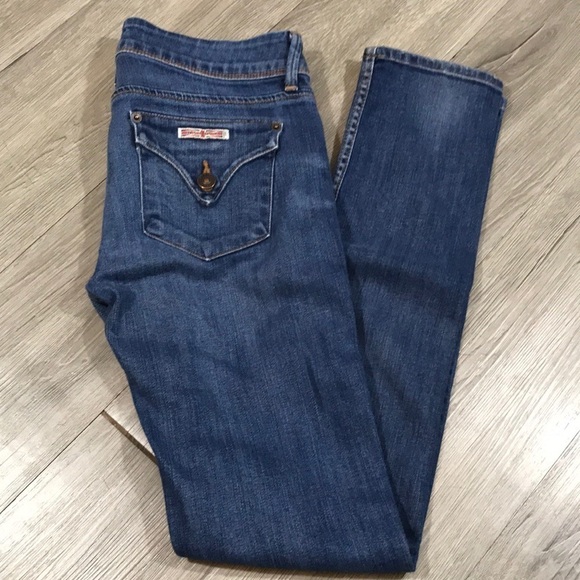 Hudson Collin Skinny Flap Pocket Medium Wash Jeans size 28 - Picture 1 of 13